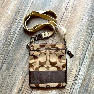 Coach over the shoulder logo purse